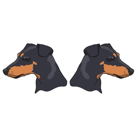 Signmission Manchester Terrier Dog Decal, Dog Lover Decor Vinyl Sticker D-24-Manchester Terrier